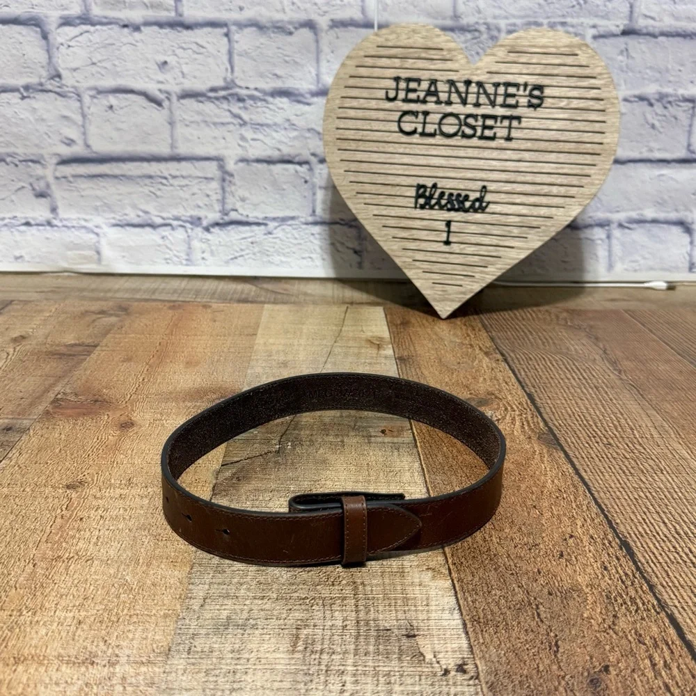Shyanne Girls Leather Belt Brown Size 22
